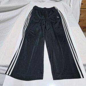 Adidas 3-Stripes Tricot Open Hem Track Pants – Black/White – Men’s XL